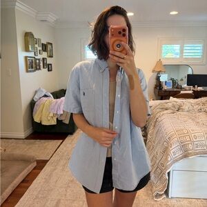 100% Cotton Button Up Cover Up